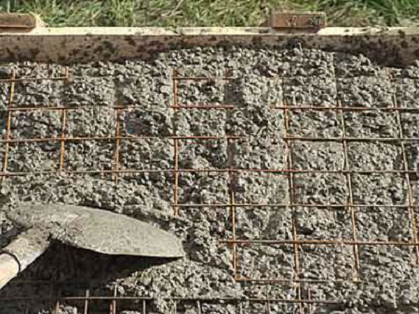 Армирование и заливка бетона