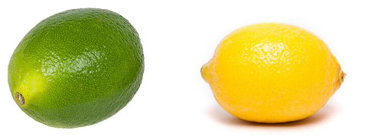 Лайм и лимон
