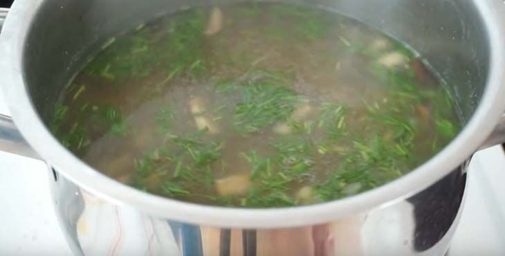 Грибной суп из шампиньонов без мяса