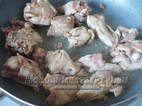 Куриные окорочка на сковороде в масле