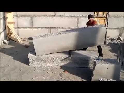 Как расколоть бетонный блок своими руками?